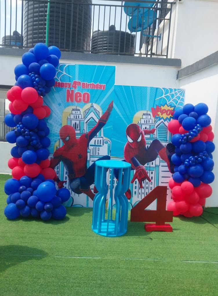 Premier Events & Decor colourful kids birthday styling